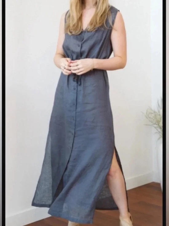 Tofino towel Dresses & Skirts - Tofino Seabreeze Linen Dress